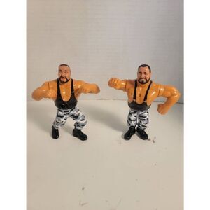 Vintage 1991 Titan Sport Hasbro WWF Bushwackers Tag Team Action Figures